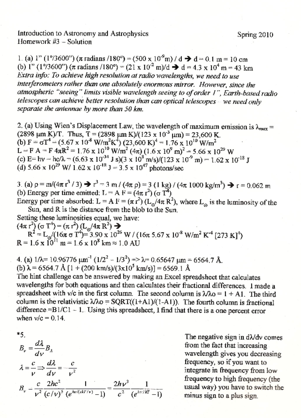 mastering astronomy homework 3 answers