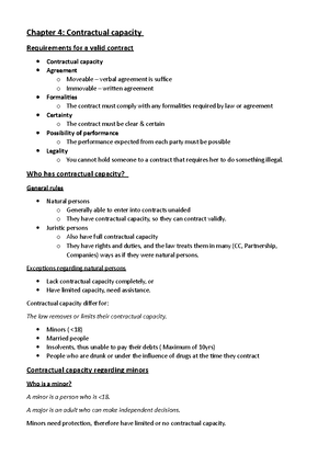 Commercial Law Module Guide Semester 1 Academic Year 2023 - JHA131 ...