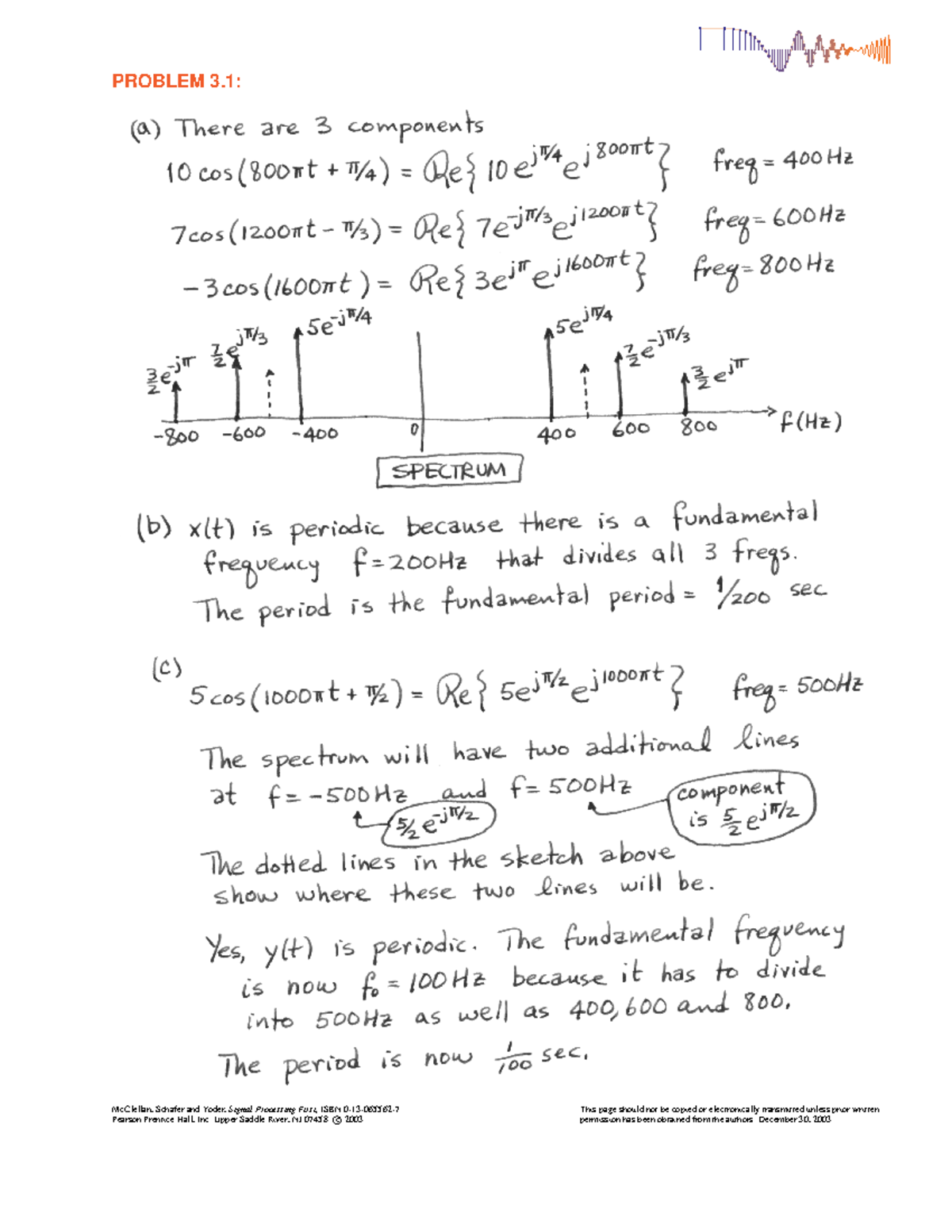 Chap03sp1solutions communication McClellan, Schafer and Yoder