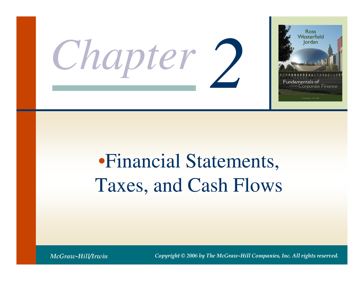 1b-Financial Statements [Compatibility Mode] - Chapter 2 - Studocu