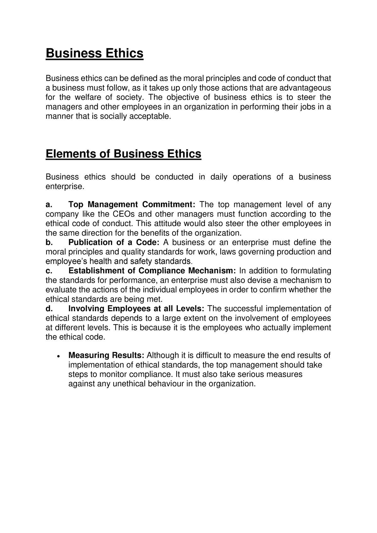 elements-of-business-ethics-business-studies-uok-studocu