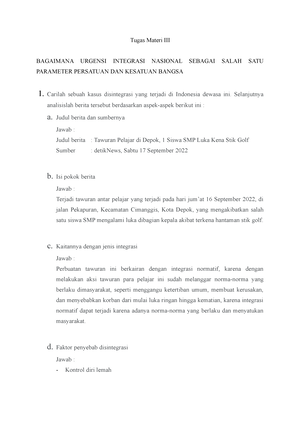 Tugas Materi V - Carilah Sebuah Undang-undang Sebagai Pelaksanaan Dari ...