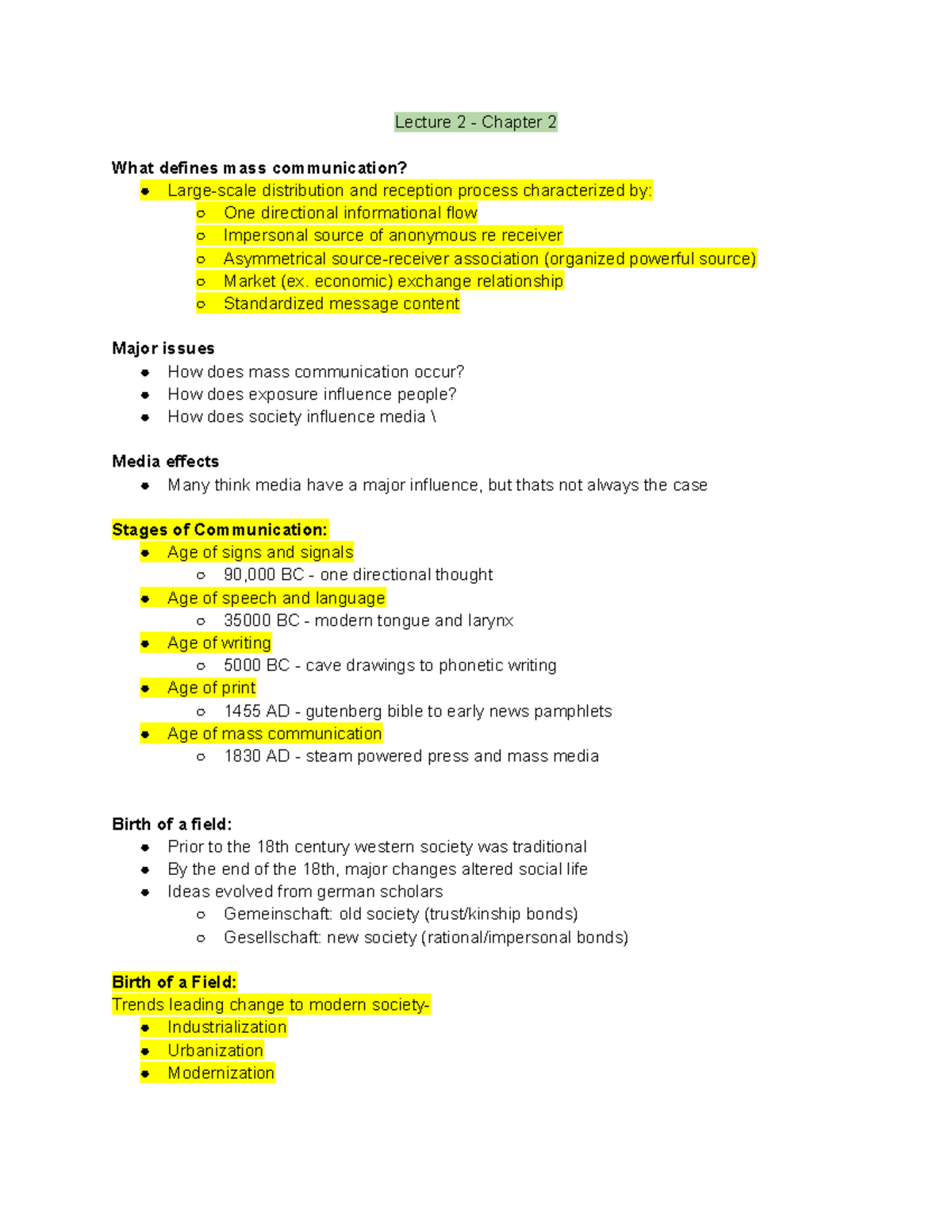 Com275 Chapter 2 Notes - Lecture 2 - Chapter 2 What Defines Mass ...