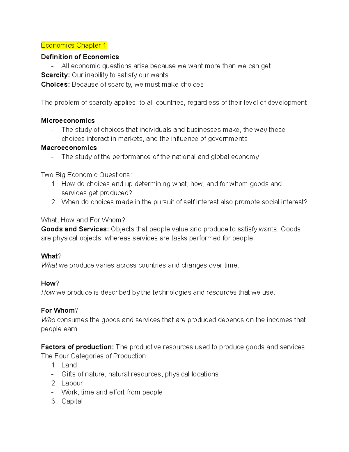 econ-exam-review-economics-chapter-1-definition-of-economics-all