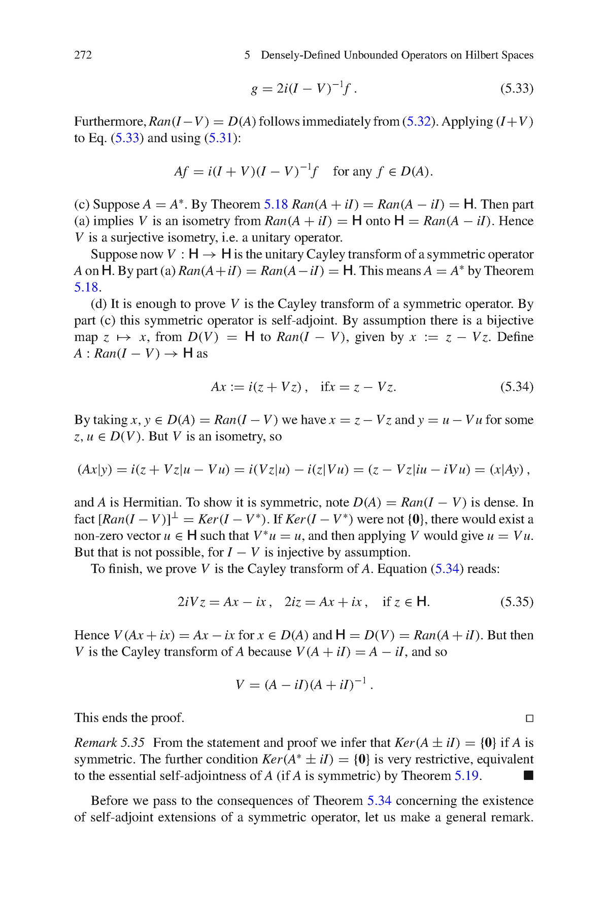 Quantum Mechanics - 272 5 Densely-Defined Unbounded Operators on ...