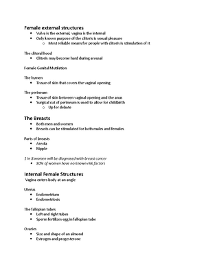 Human sexuality pt 3 - Third part Lecture notes - Chapter 3 Historical ...