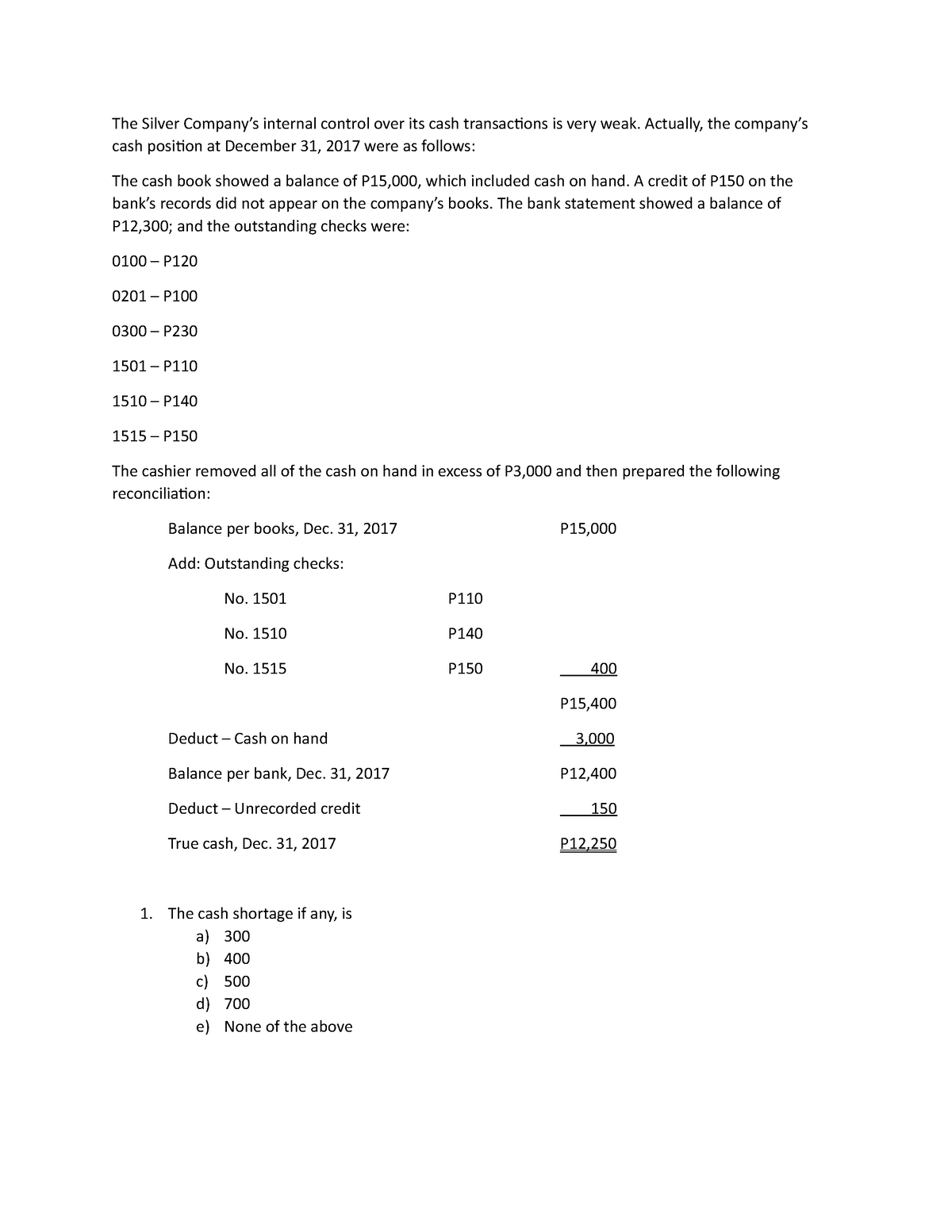 audit-of-cash-activity-udhdjcnv-the-silver-company-s-internal