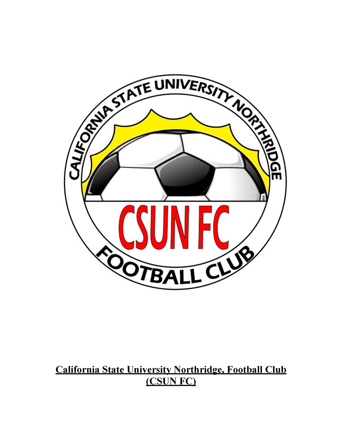 Mens club soccer csun constitutuion - California State University ...