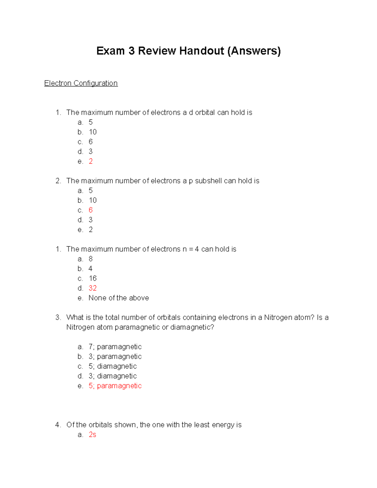 Exam+3+Review+Handout+(Answers) - Exam 3 Review Handout (Answers ...