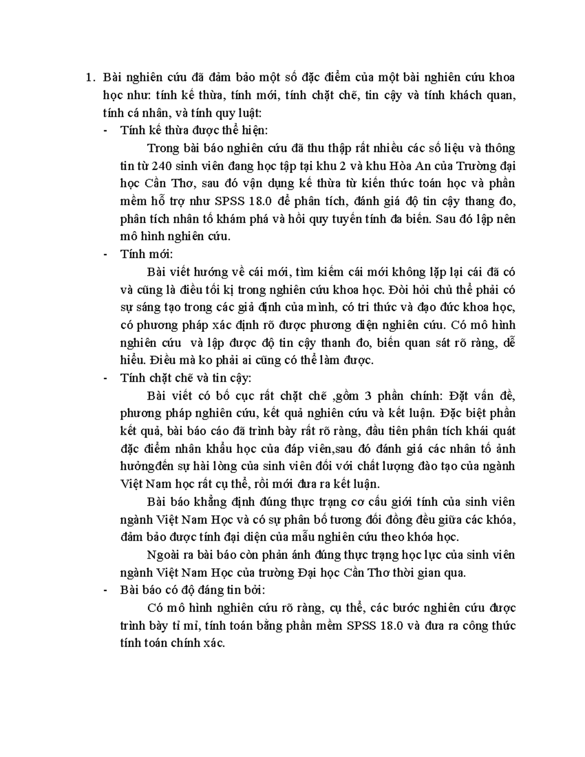 C1 phuong phap nghien cuu khoa hoc - Bài nghiên cứu đã đảm bảo một số ...
