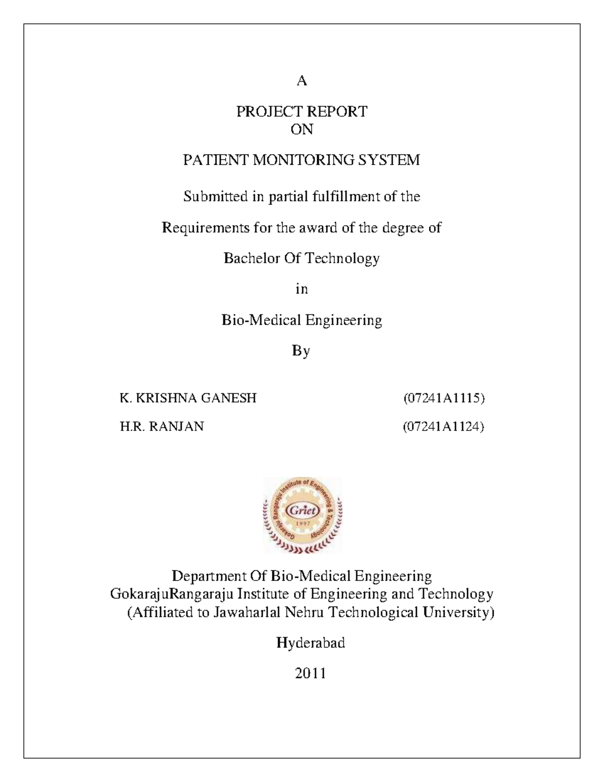 a-project-report-on-patient-monitoring-s-a-project-report-on-patient