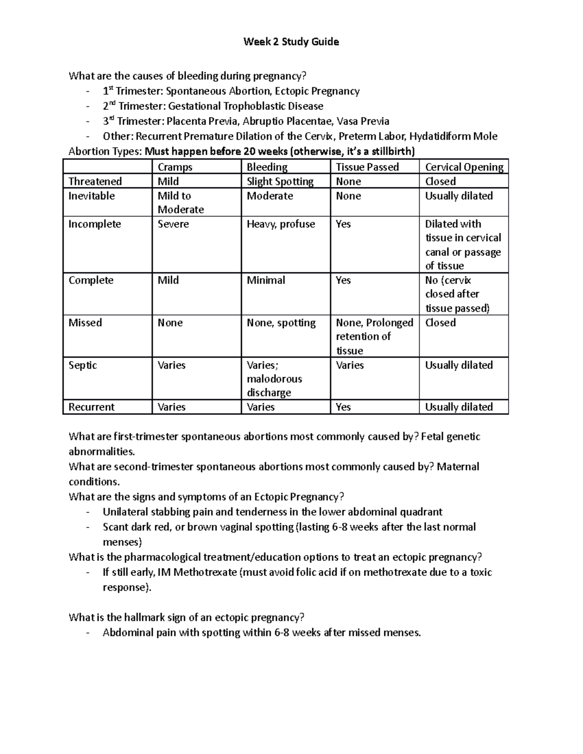 week-2-study-guide-mother-baby-what-are-the-causes-of-bleeding-during