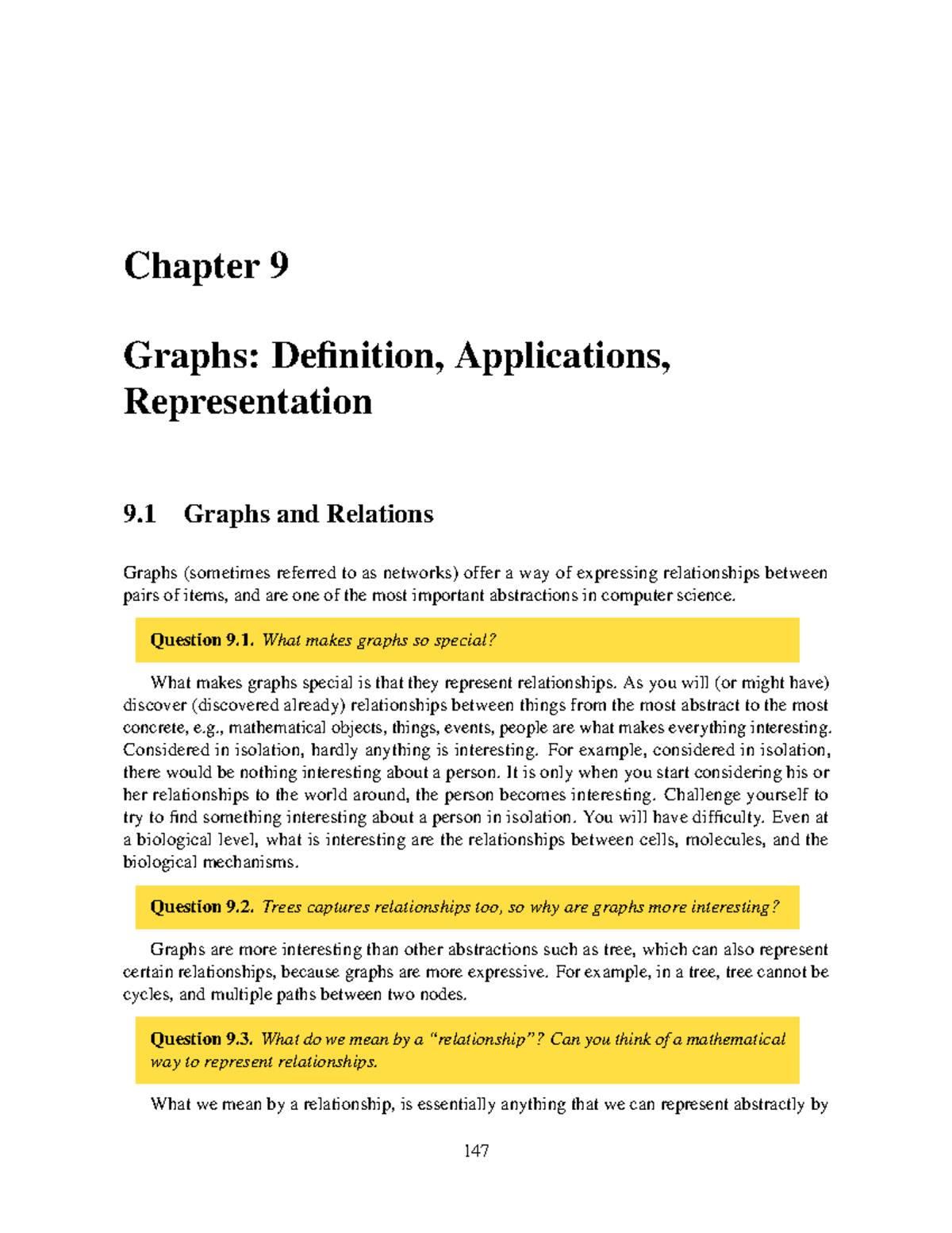 Graphs - student at university - Chapter 9 Graphs: Definition ...