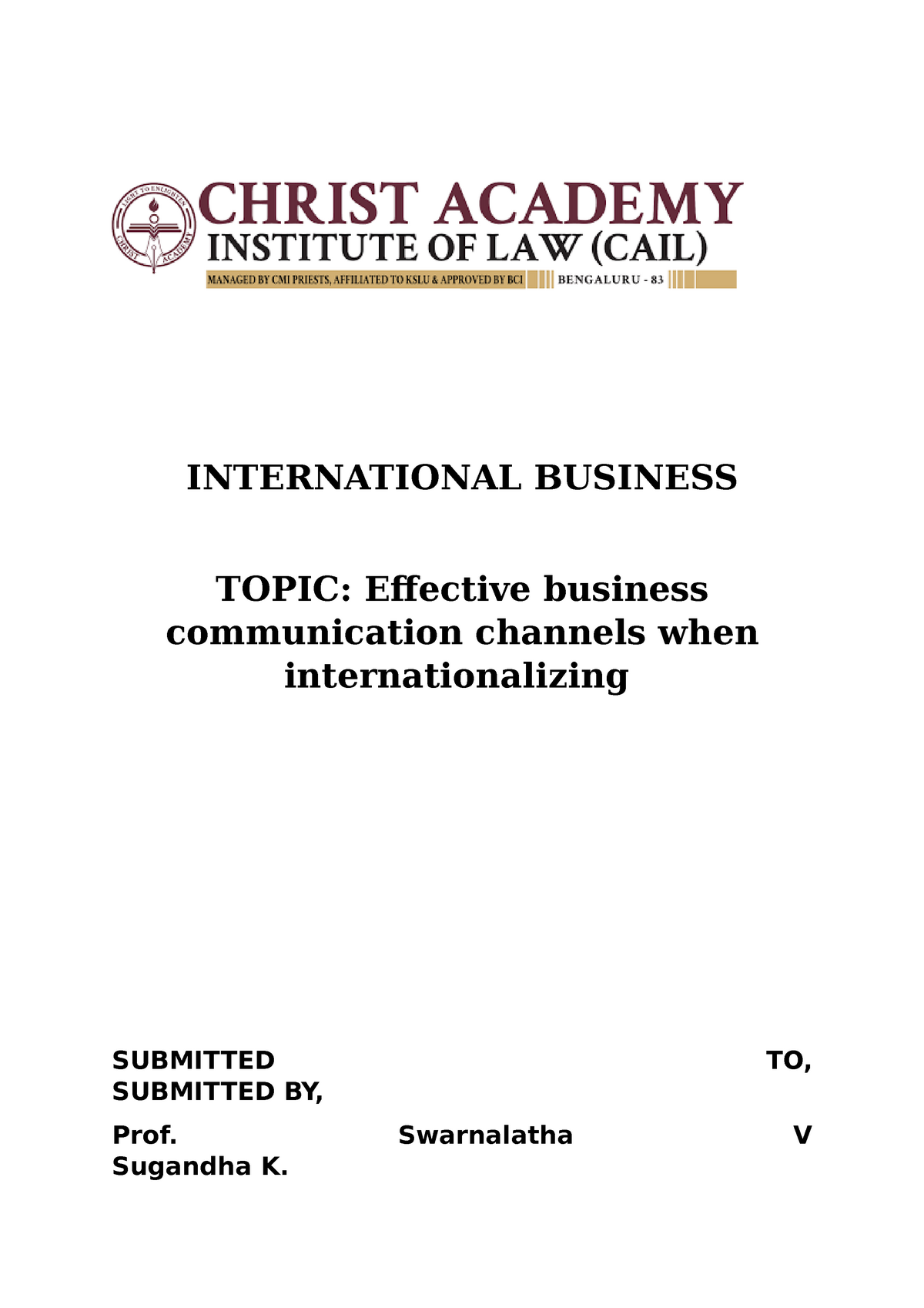 international business thesis topics