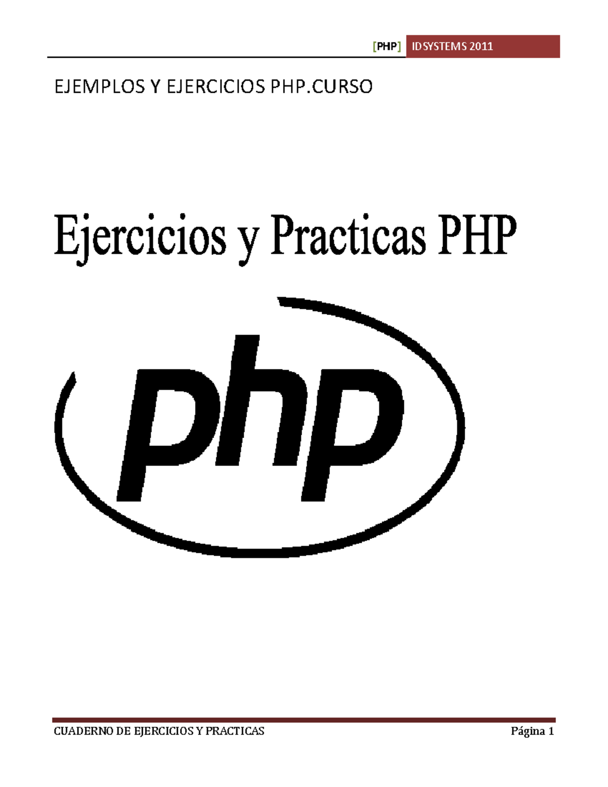 Ejercicios básicos de PHP 01 - EJEMPLOS Y EJERCICIOS PHP Contenido ...