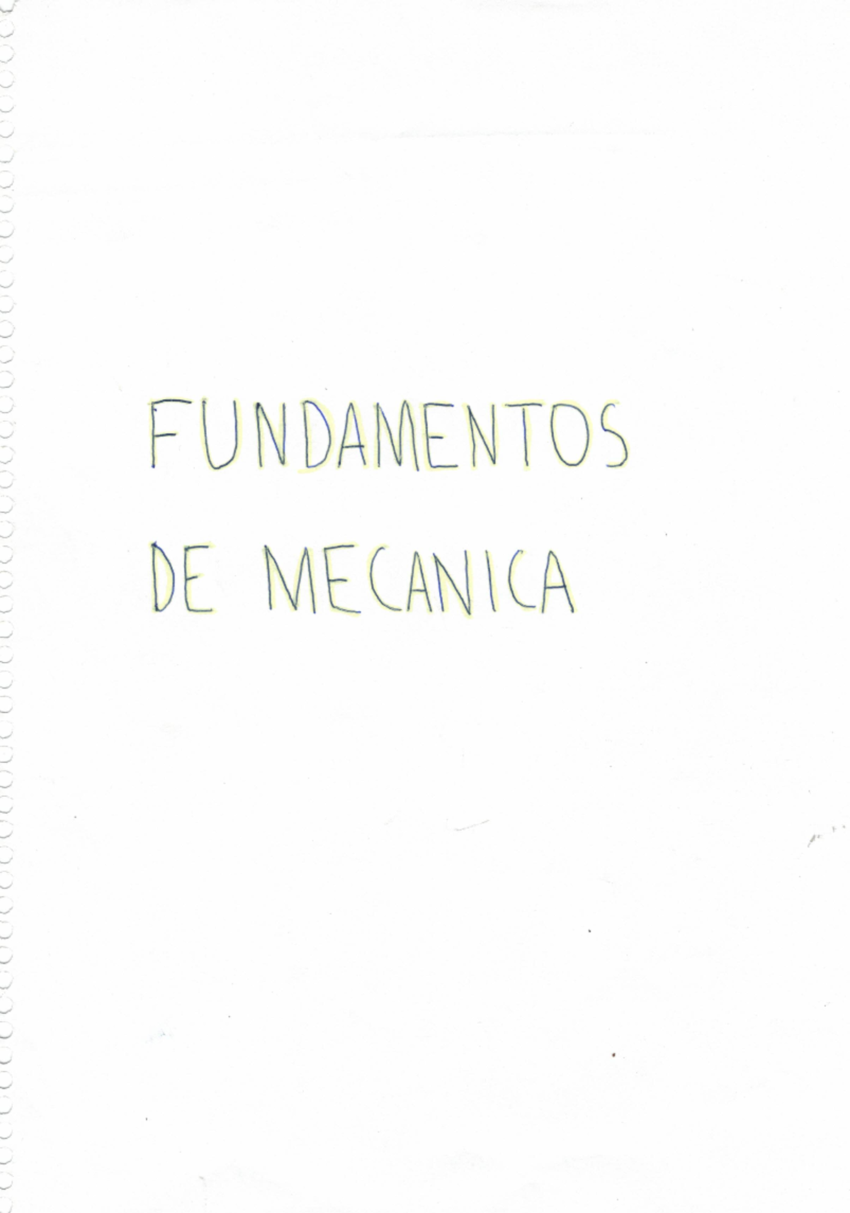 Fundamentos De Mecanica - FUNDAMENTOS DE MEQANKA Up 4;; 4;,84384 ...