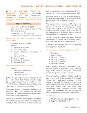 Week 2 Lesson - Notes made by Nicole Maranan (BSMLS) - Lecture by: MA ...
