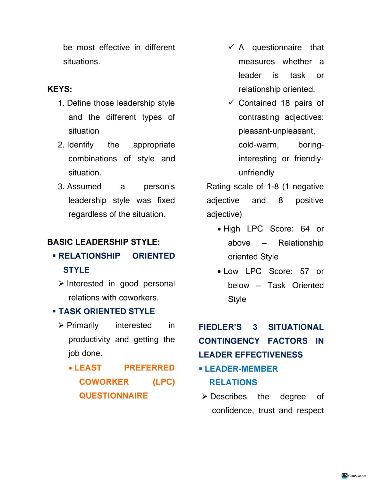 Reviewer for 3RD LE (Portrait) 5 - BS Management - CamScanner - Studocu