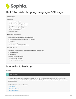 Unit 1 tutorials web development - Unit 1 Tutorials: Web Development ...