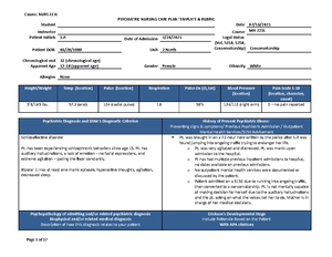 Nursing Process Week 2 - NPW - Student Name ...