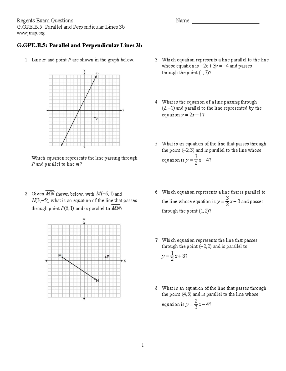 G.GPE.B - Notes - Regents Exam Questions Name ...