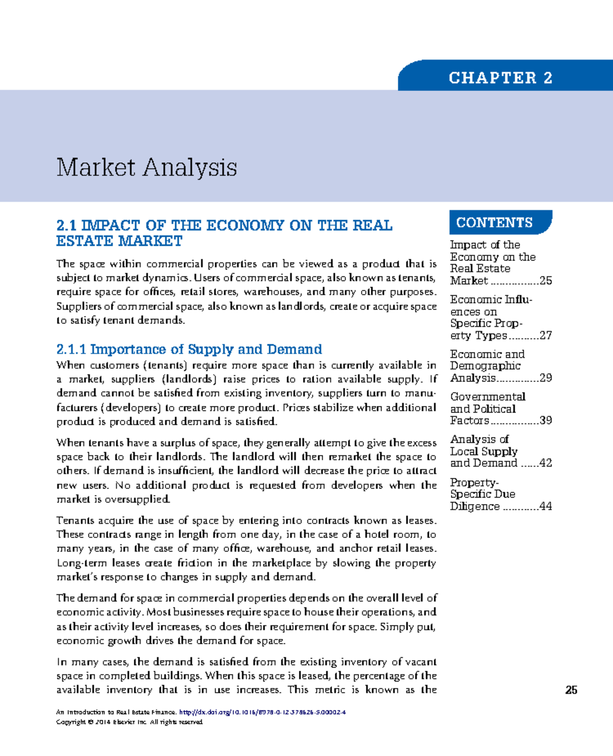 Chapter-2-Market-Analysis 2014 An-Introduction-to-Real-Estate-Finance ...