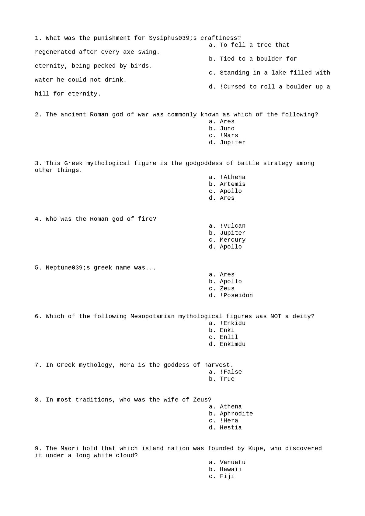 Nursing Courses - What was the punishment for Sysiphus039;s craftiness ...