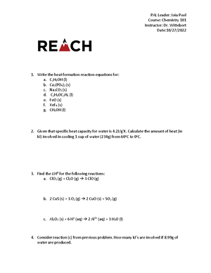 chem 101 homework 5 answers