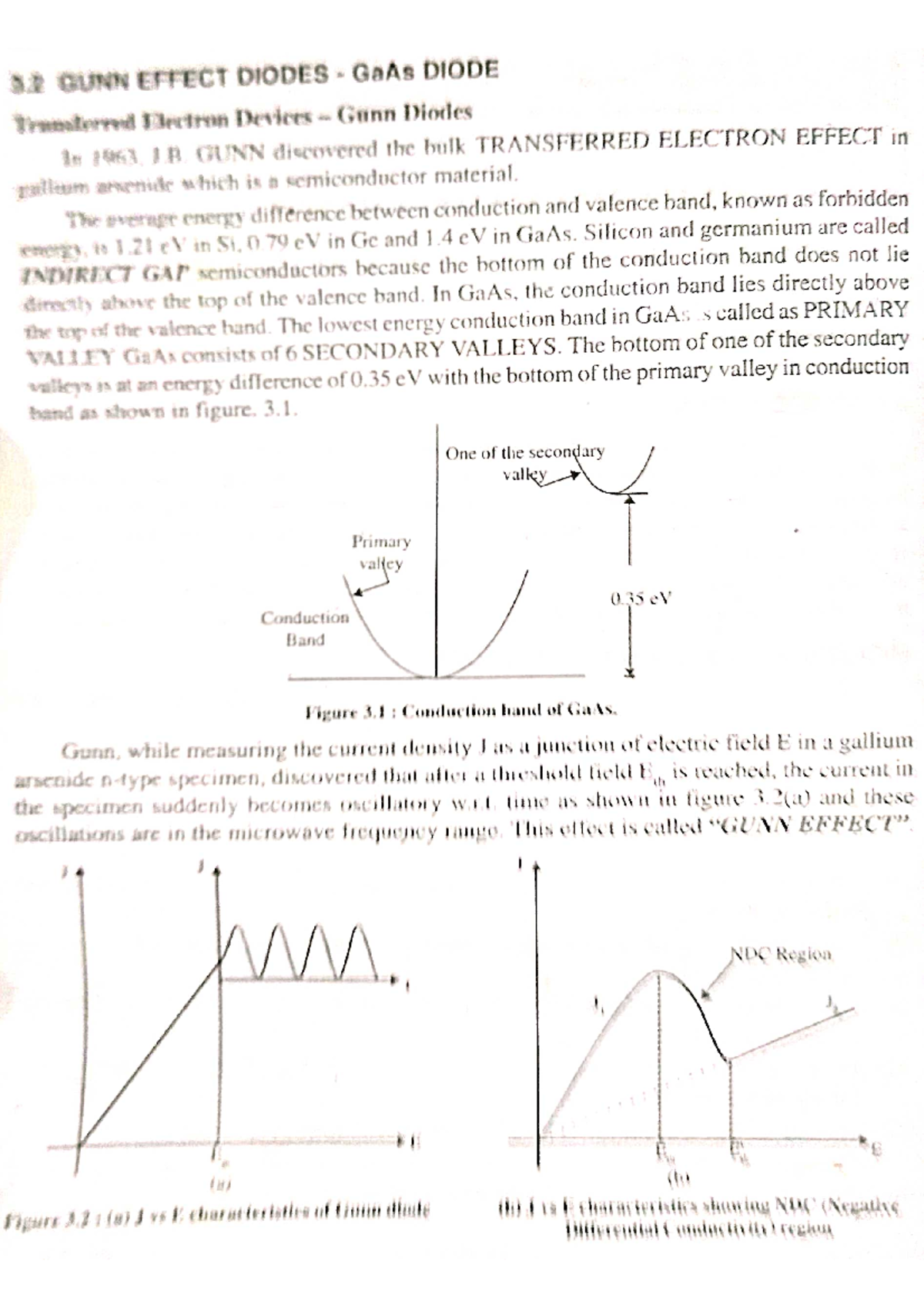 Gunn diode and Read diode electrical engineering Studocu