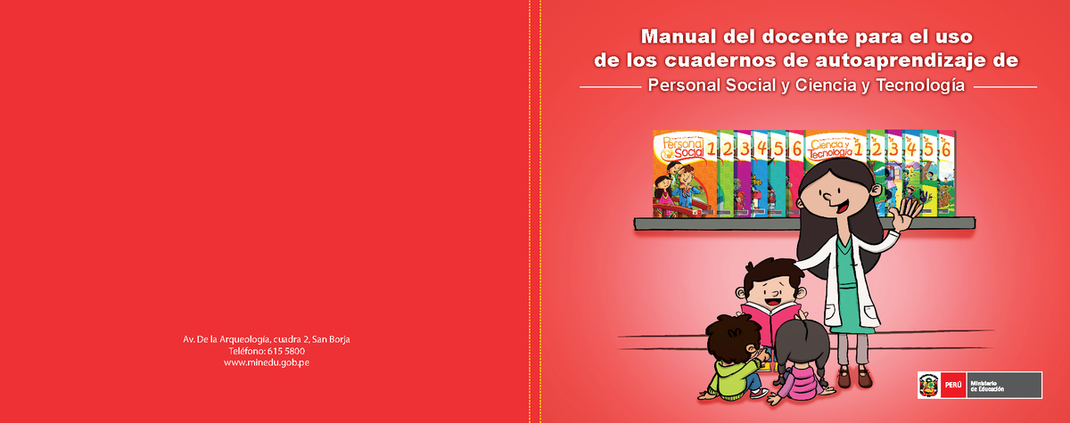 Manual Del Docente Para El Uso De Los Cuadernos De Autoaprendizaje De Personal Social Y Ciencia 0867