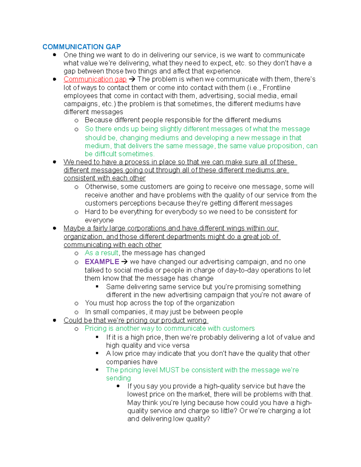 communication gap essay