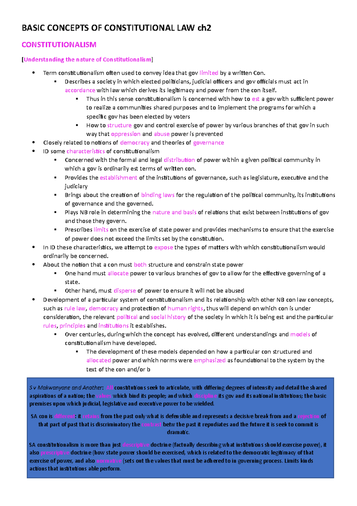 Basic Concepts OF Constitutional LAW ch2 - BASIC CONCEPTS OF ...