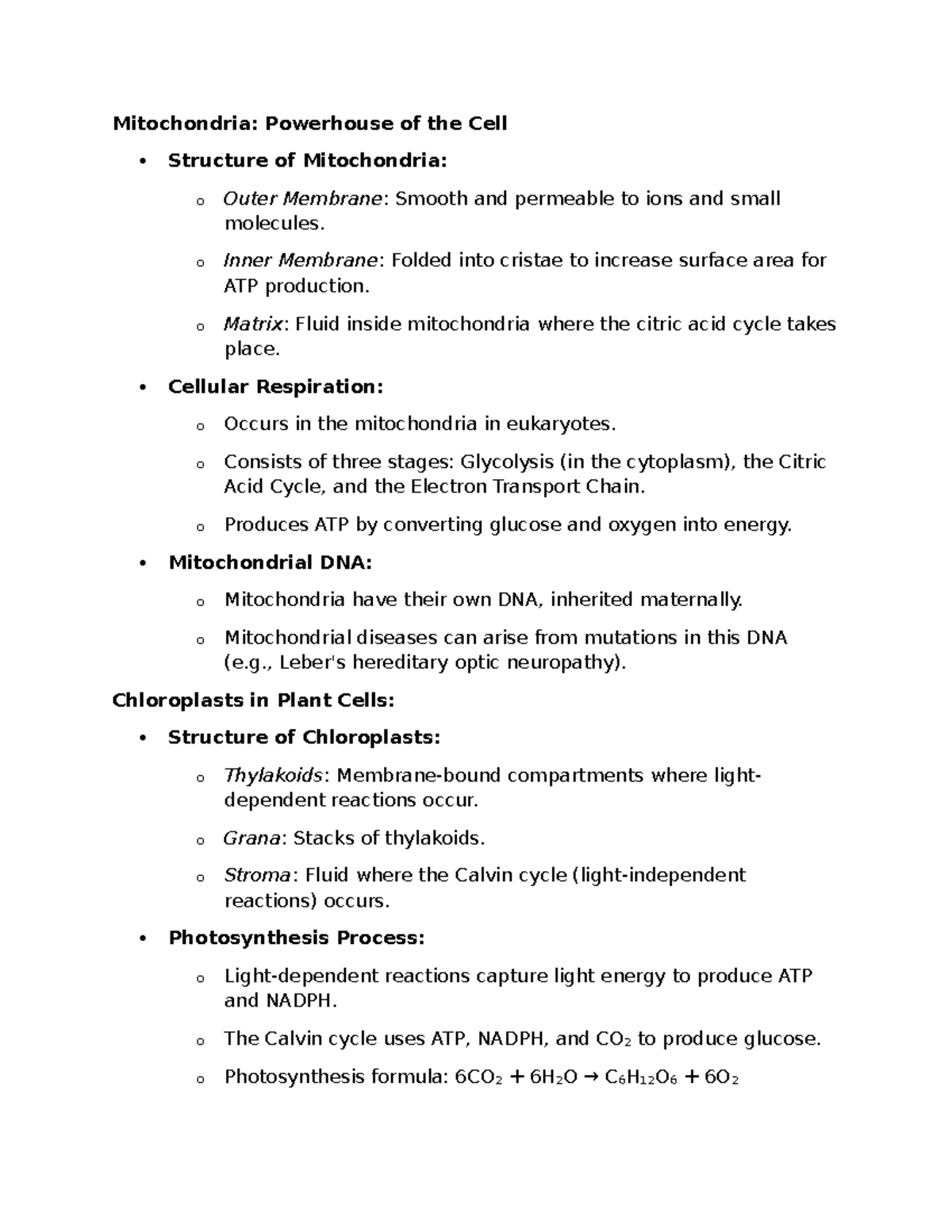 Mitochondria energy house - Mitochondria: Powerhouse of the Cell ...
