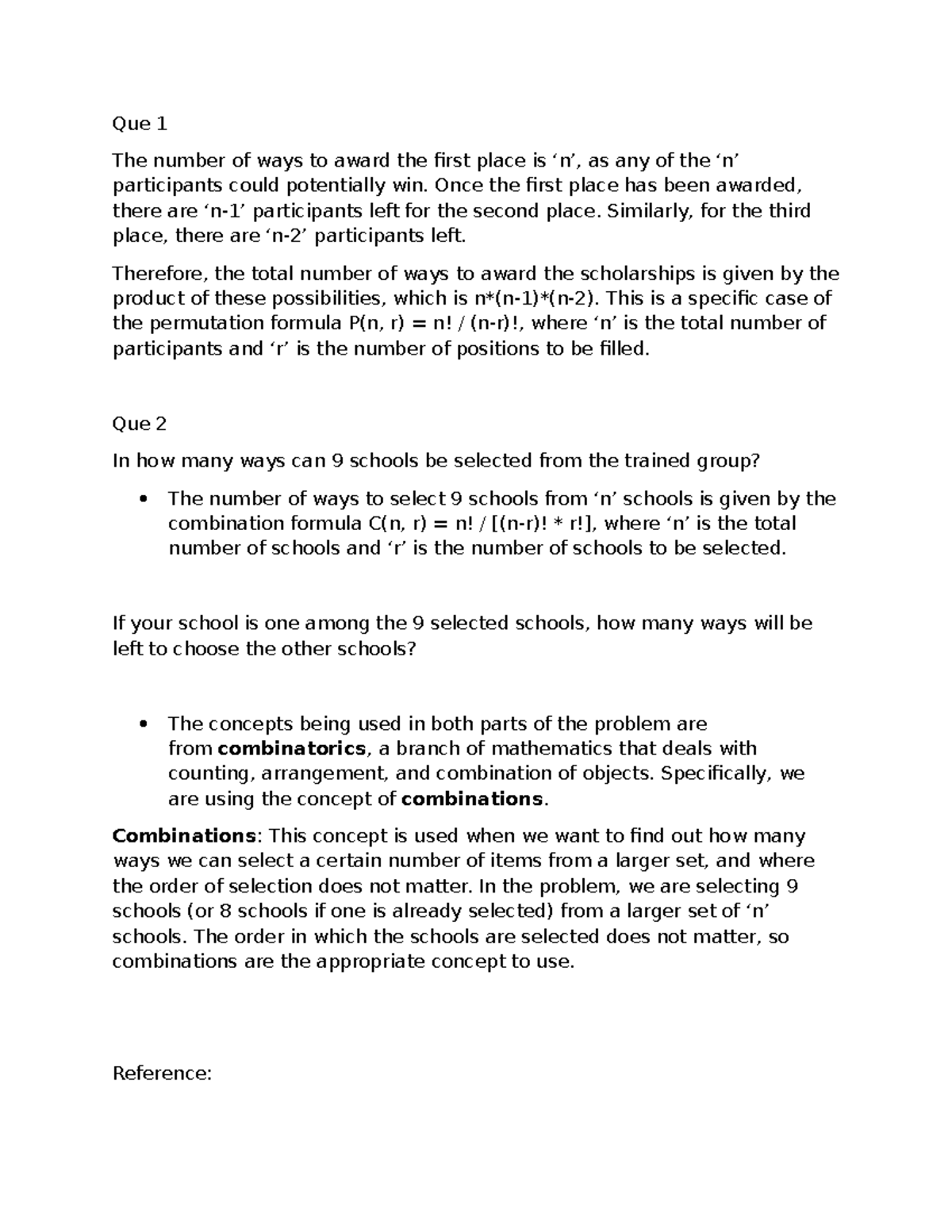 Discrete math diss 3 - The Graded Quiz will test your knowledge of all ...