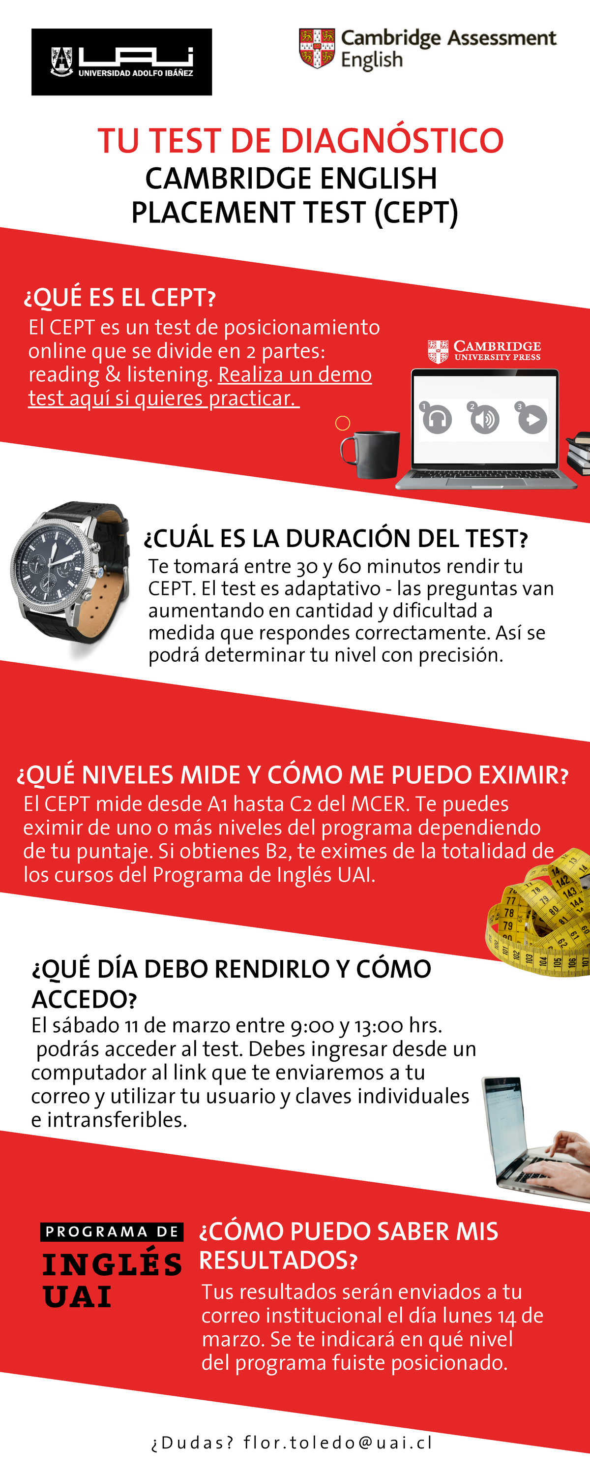 Diagnóstico Viña del Mar 2023 CAMBRIDGE ENGLISH PLACEMENT TEST (CEPT