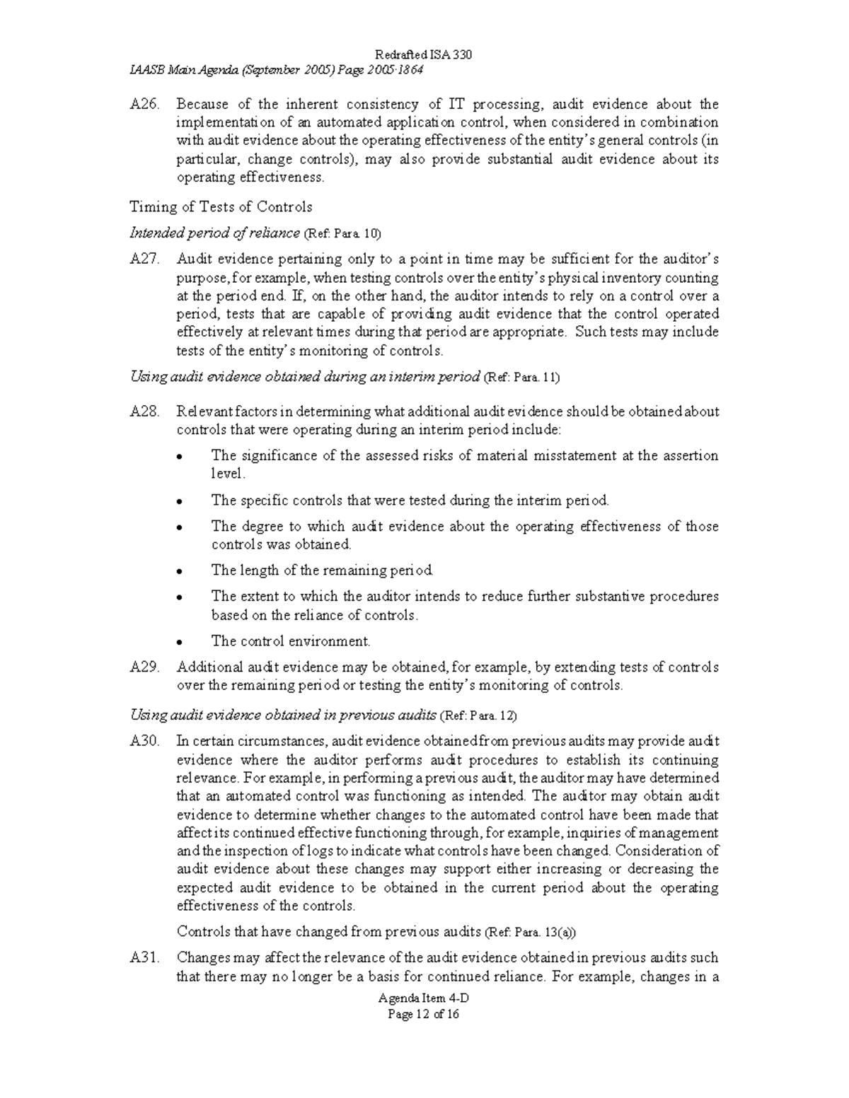 1527 12 - Polytechnic University of the Philippines - Redrafted ISA 330 ...