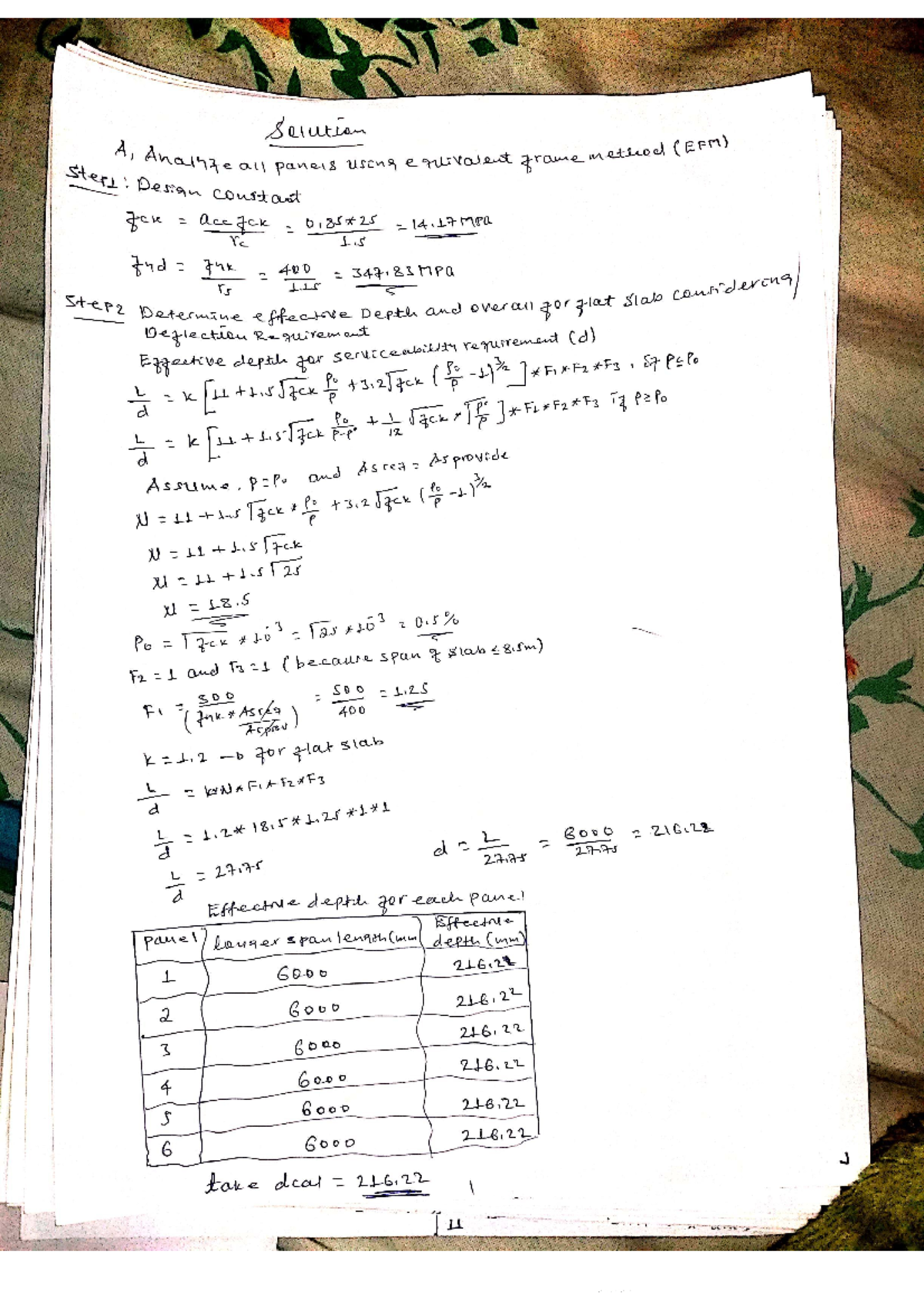 Rcc 2 project - Example - Reinforced concrete structure - Studocu