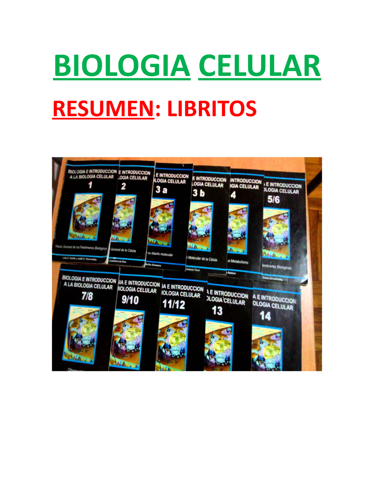 Libro Introduccion A La Biologia Celular Alberts Descargar - Compartir ...