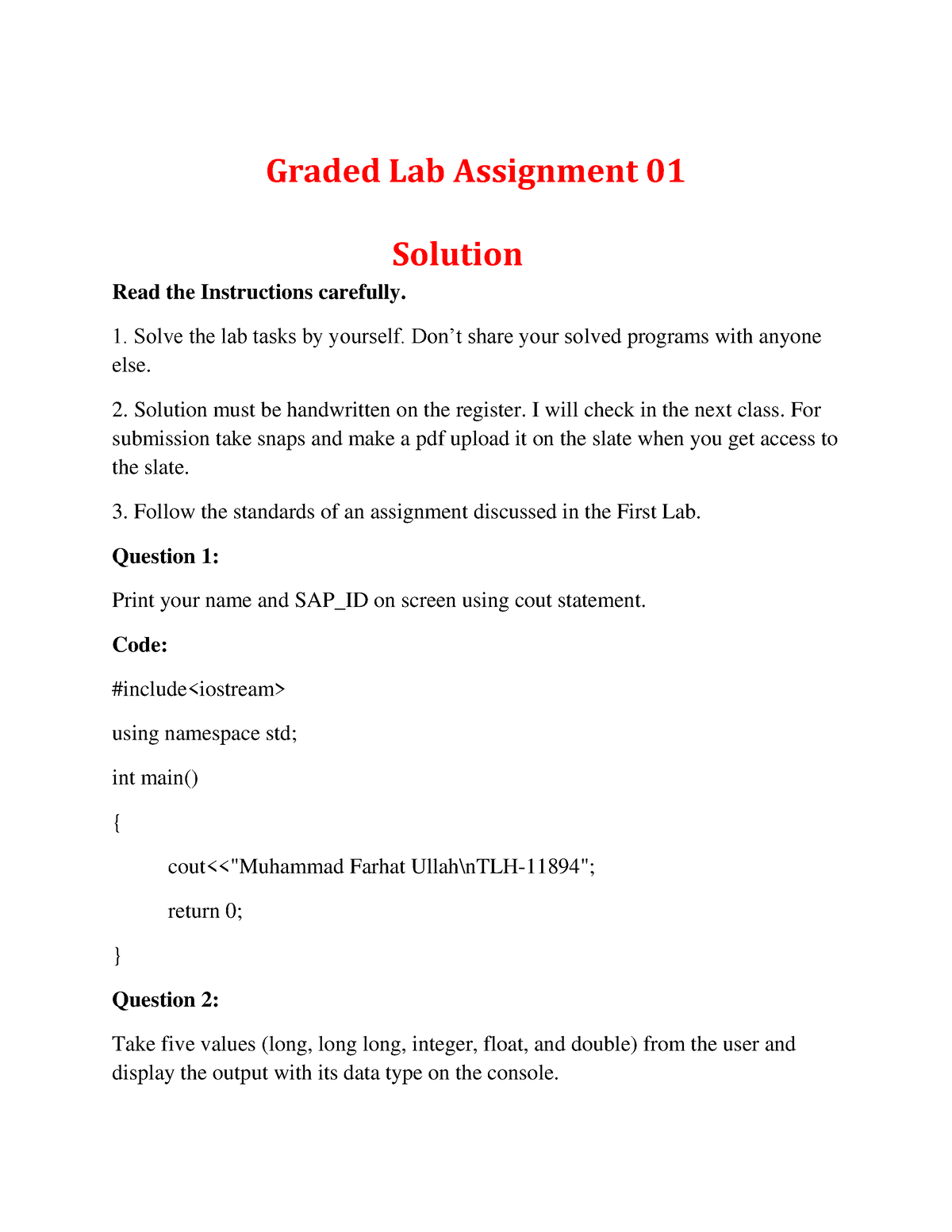 graded assignment lab report levers and pulleys