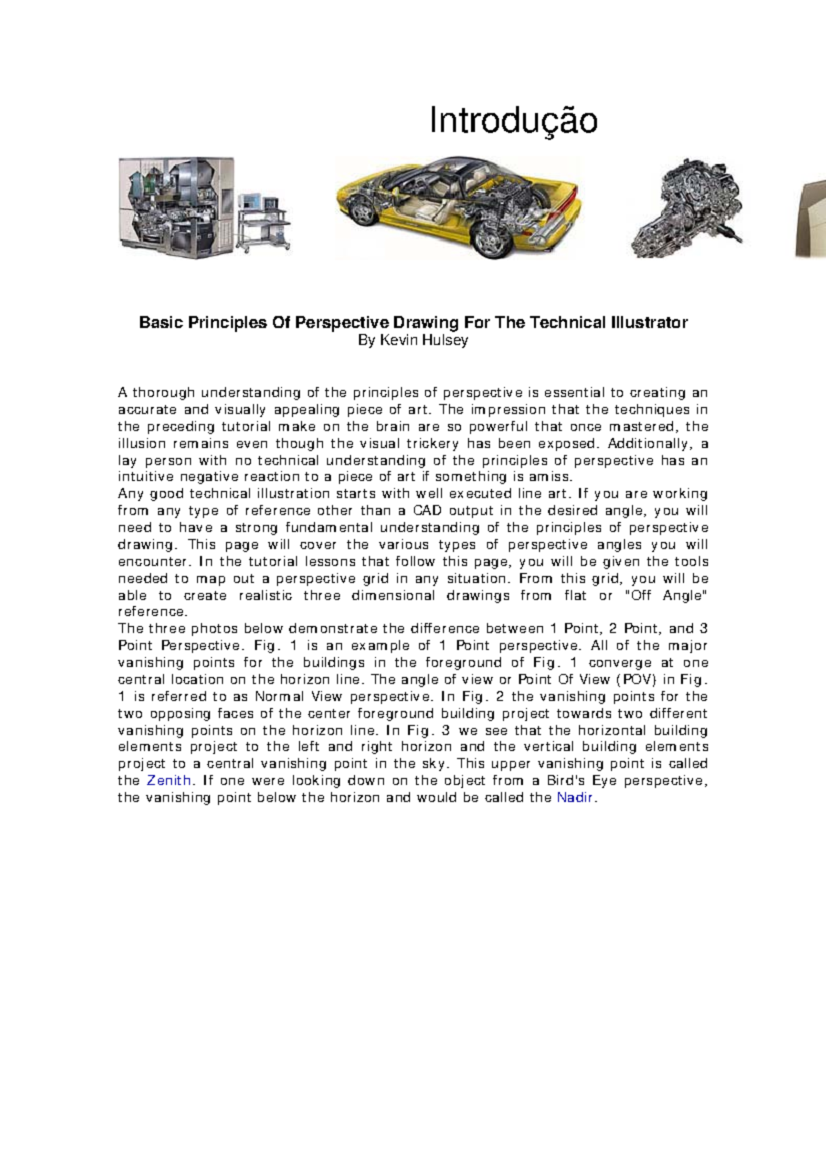 Basic principles of perspective drawing for the technical illustrator ...