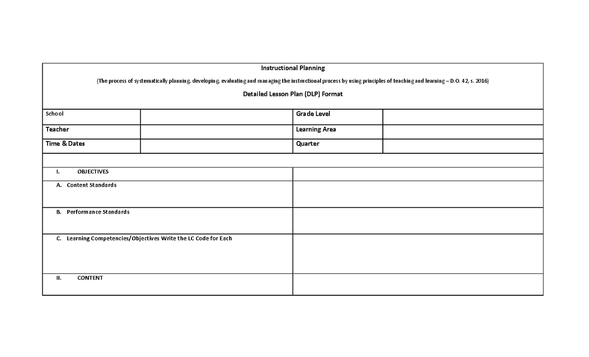 Dlp Format