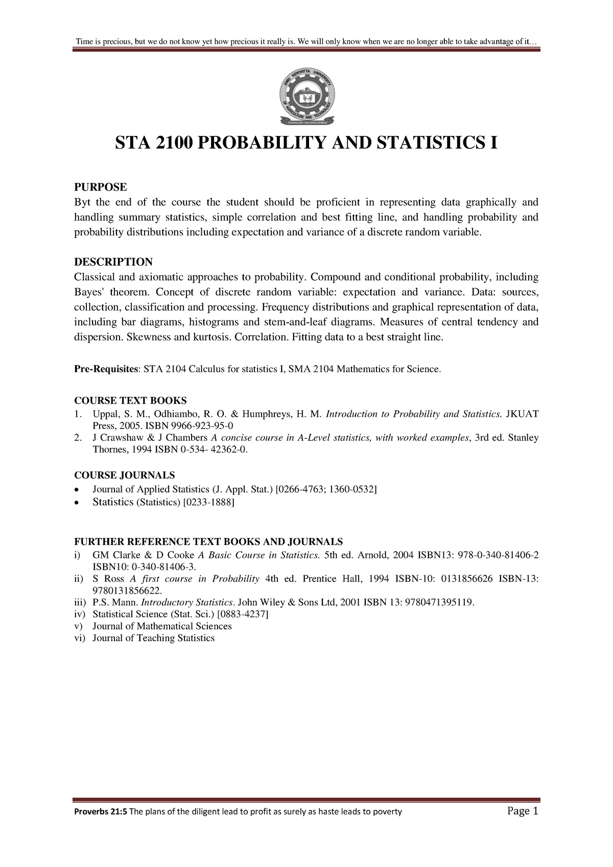 Introduction To Probability And Statistics Lecture Notes - Applied ...