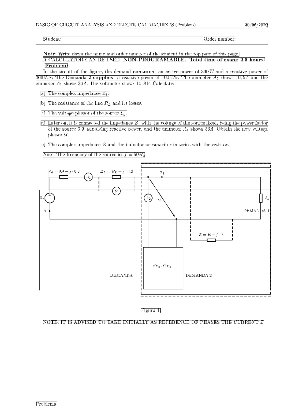 Examen Ftcy Me Junio 2020 Ing Problemas Fundamentos De Teoría De