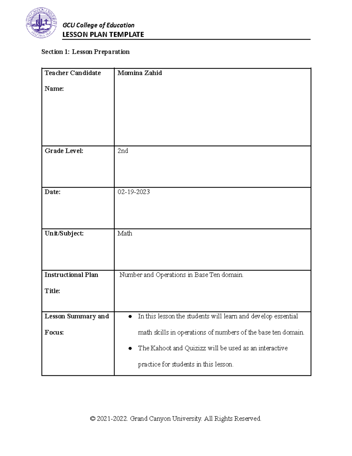 Coe-lesson-plan-template (SPD 570 week 2) - LESSON PLAN TEMPLATE ...