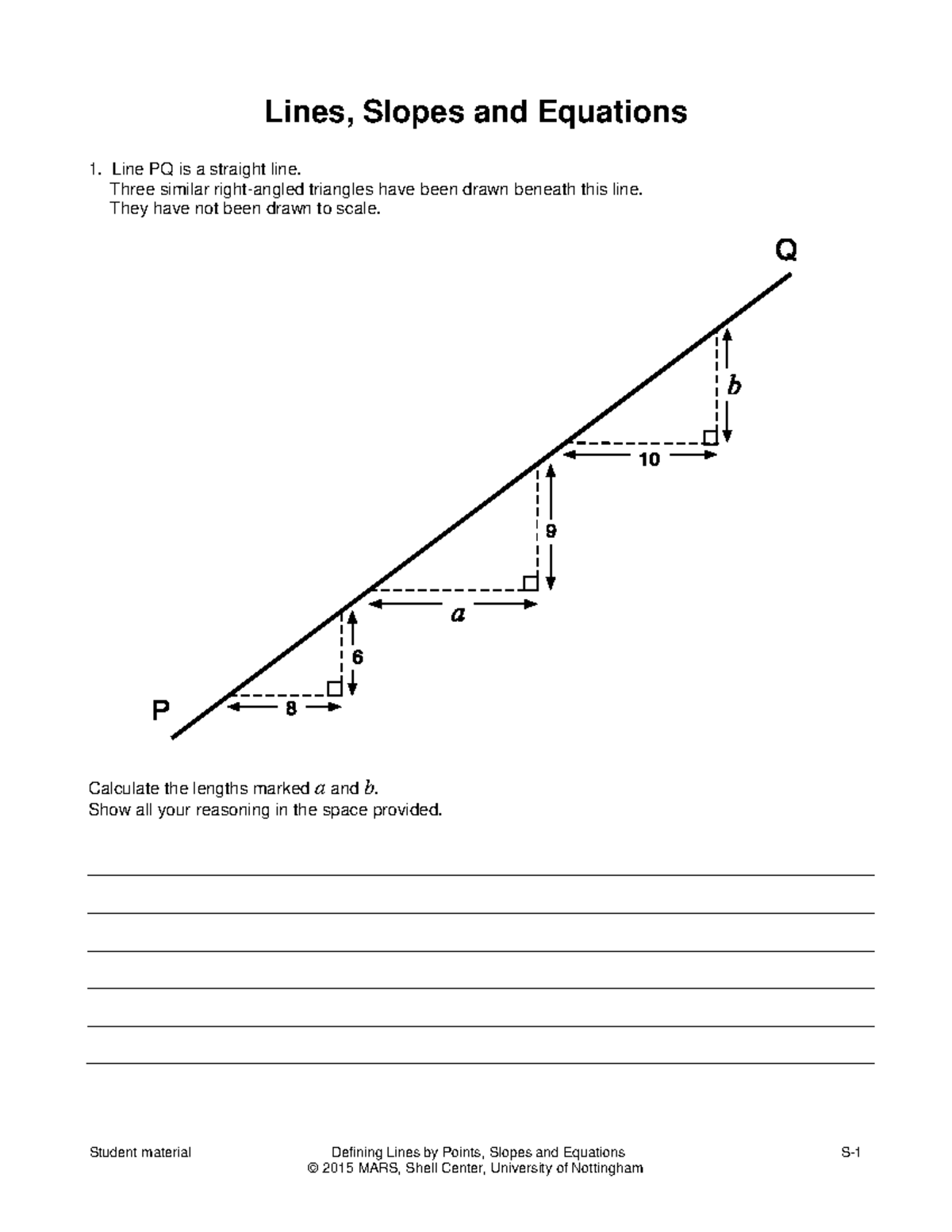 12a - defining lines by points slopes and equations part i - DAN 340 ...