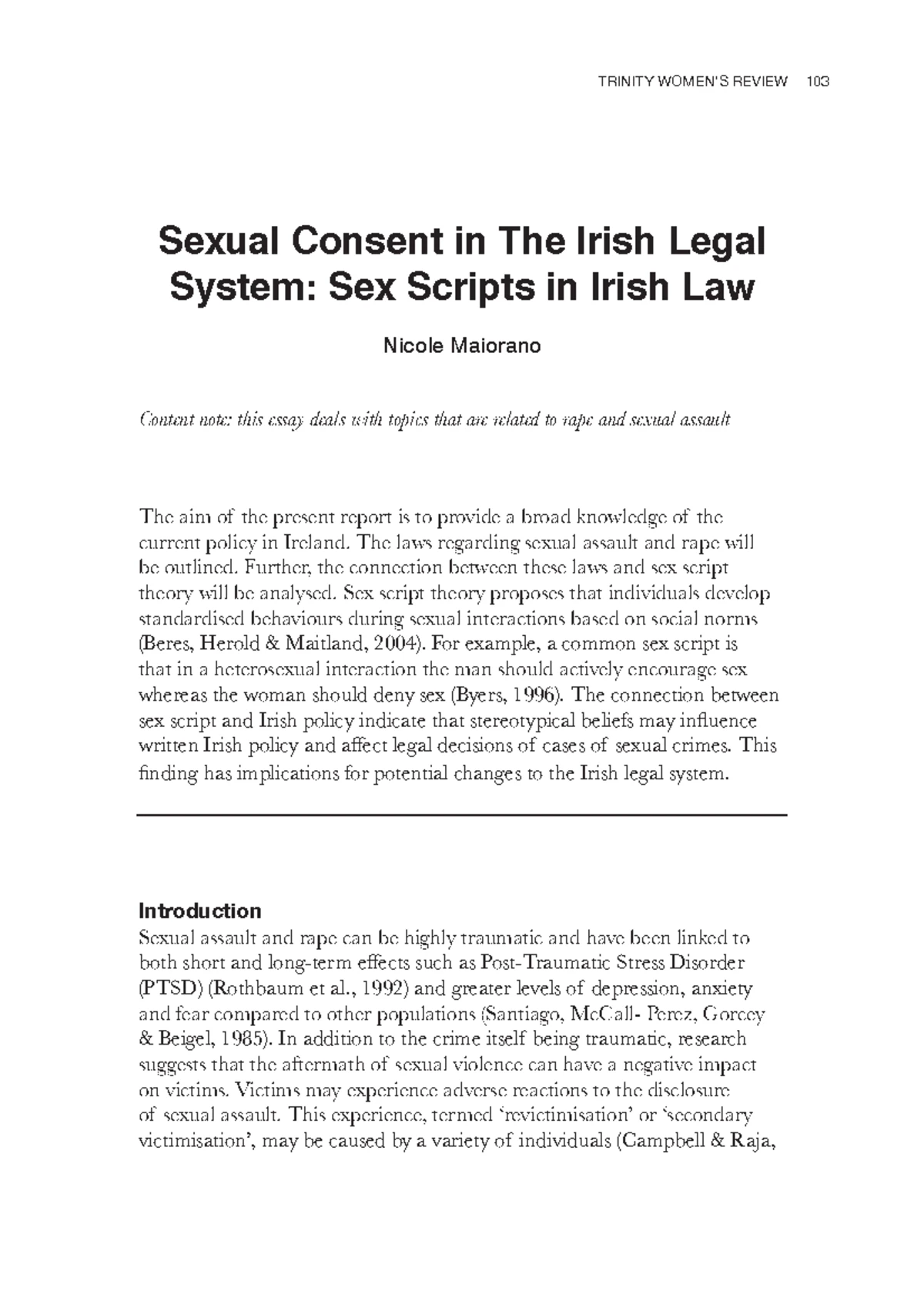 Actus Reus and Mens Rea Practice 2023 - LW 1153: CRIMINAL LAW 2023 ...