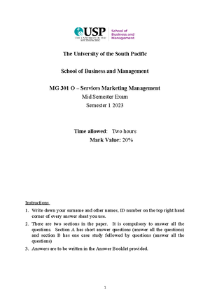 Mg301 Mst Assignment Mg301 Services Marketing Management Semester 2 2022 Id S Section Mg301 Mst Assignment Mg301 Services Marketing Management Semester 2 2022 Id S Section