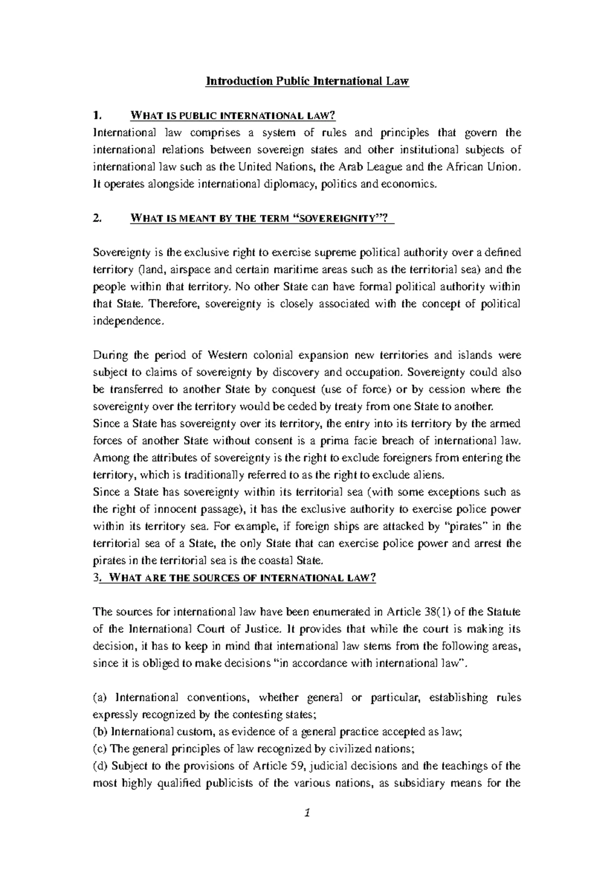 Course Manual The Many Faces of International Law 2018 - COURSE MANUAL ...