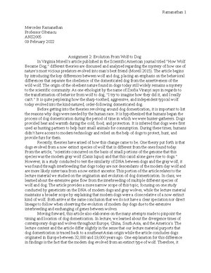 Assignment 4 The Mite and the Bee Disease - Ramanathan 1 Mercedes ...