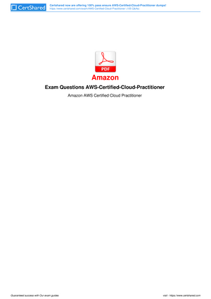 Relevant AWS-Certified-Cloud-Practitioner Answers